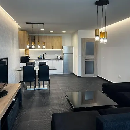 Blue & Gold Stylish Apartman